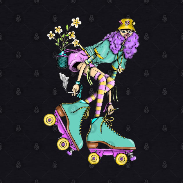 skater girl character by dwalikur